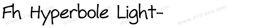Fh Hyperbole Light字体转换